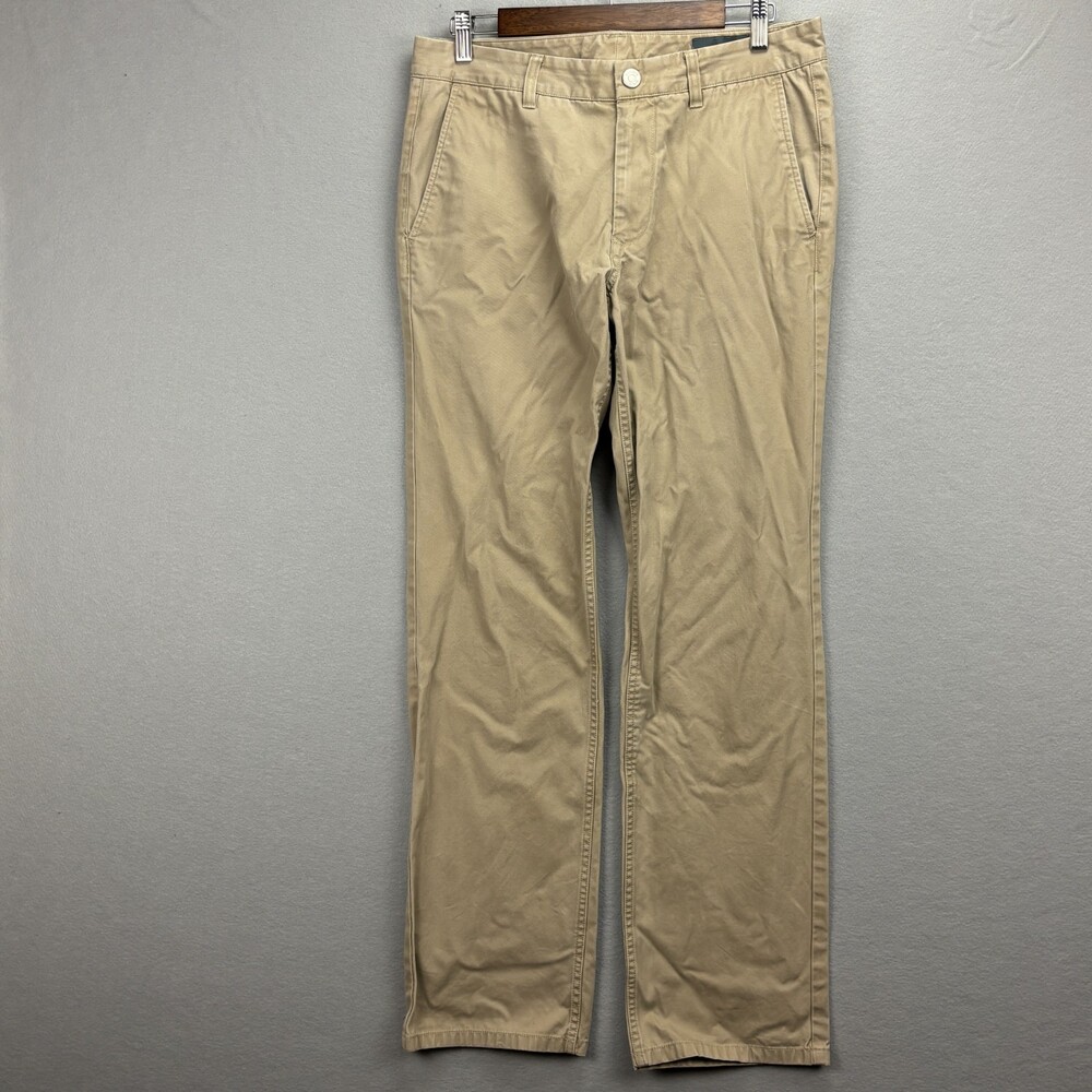 Bonobos Mens Chino Pants Tag32x32 ACTUAL32x30 Straight Fit Khaki Tan Workwear